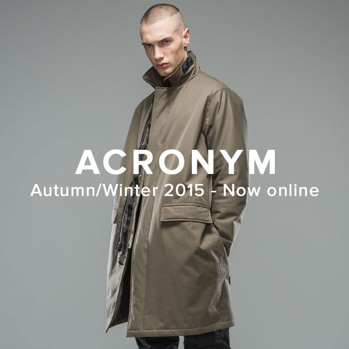 End.: New arrivals from ACRONYM, Comme des Garçons PLAY and New