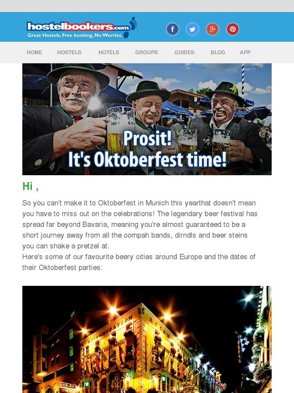 Munich isn't the only city for Oktoberfest
