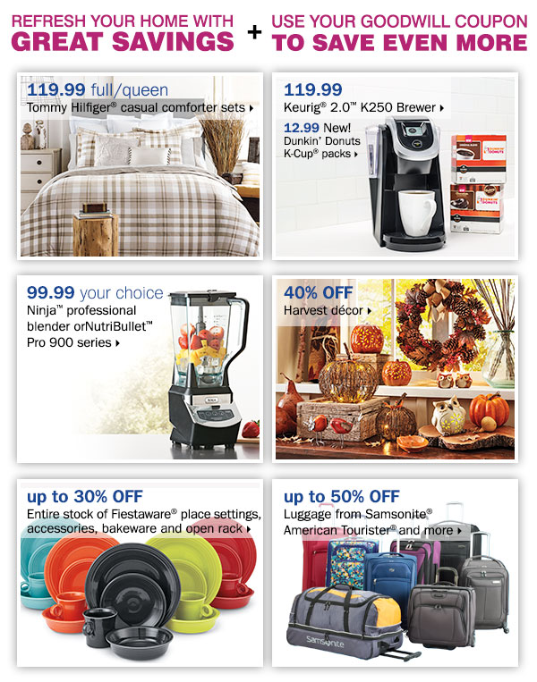 Bonton Goodwill Sale • Home Store Picks + EXTRA 20 off Coupon Milled