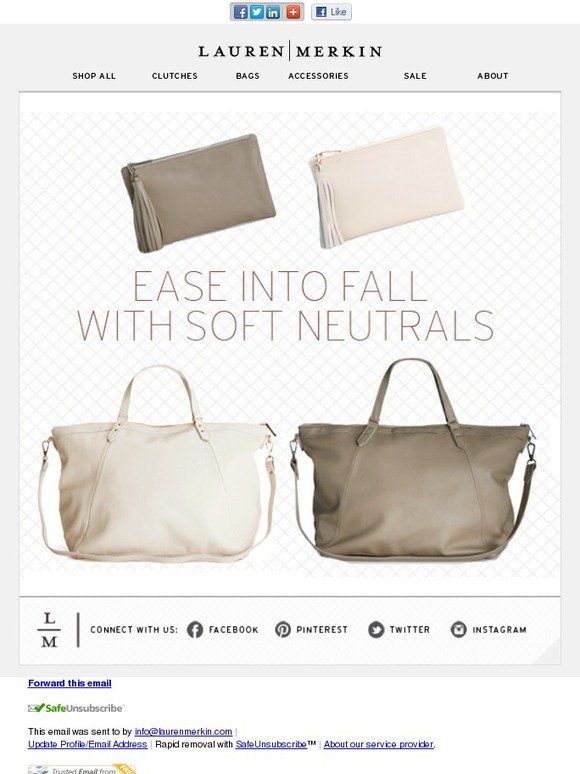Ease into Fall With Soft Neutrals