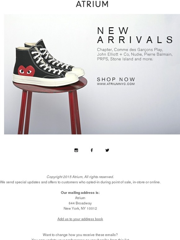 New arrivals from John Elliott + Co, Pierre Balmain, PRPS, Stone Island and more