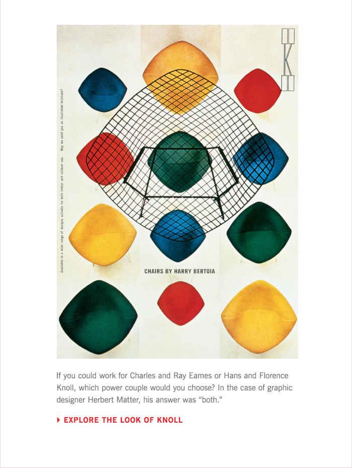 Design Within Reach Bertoia seating on sale now Milled