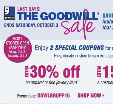 goodwill online sale