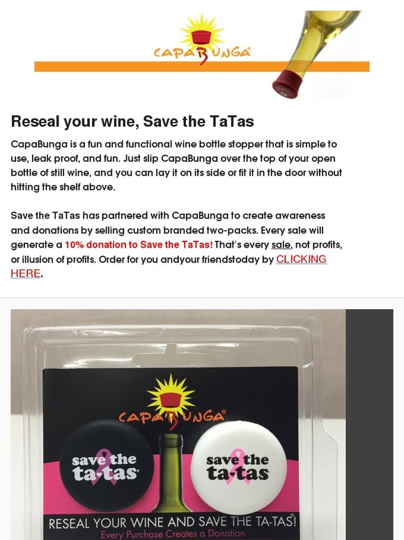 Save the TaTas with CapaBunga!