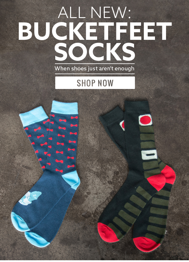 Bucketfeet BucketFeet socks have arrived. Milled