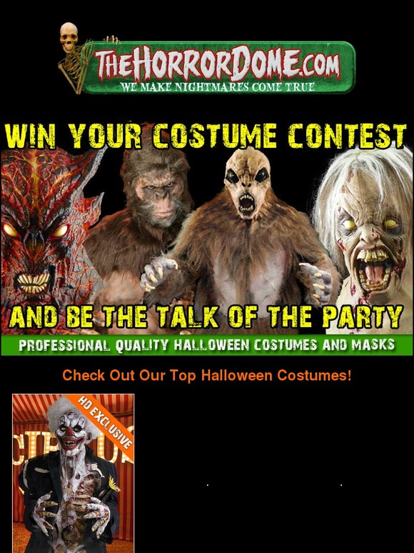 The Horror Dome Win First Prize at any Halloween Costume Contest with