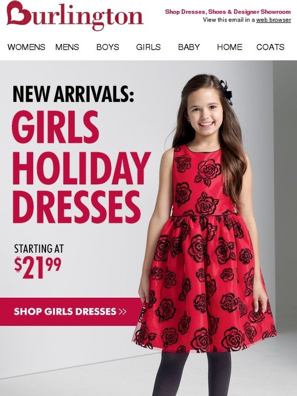 Burlington Coat Factory: Get them early! Holiday Dresses & Shoes | Milled