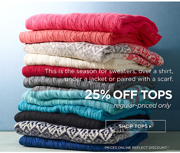 Talbots: Our New Favorite Sweaters Are All At 25% Off! | Milled