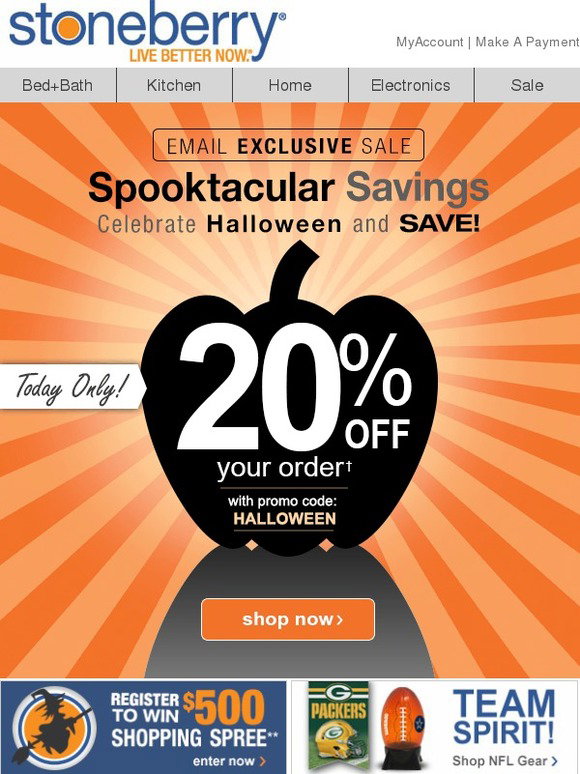 Stoneberry Halloween Sale 20 Off! Milled