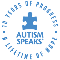 Autism Speaks 10 Year Logo