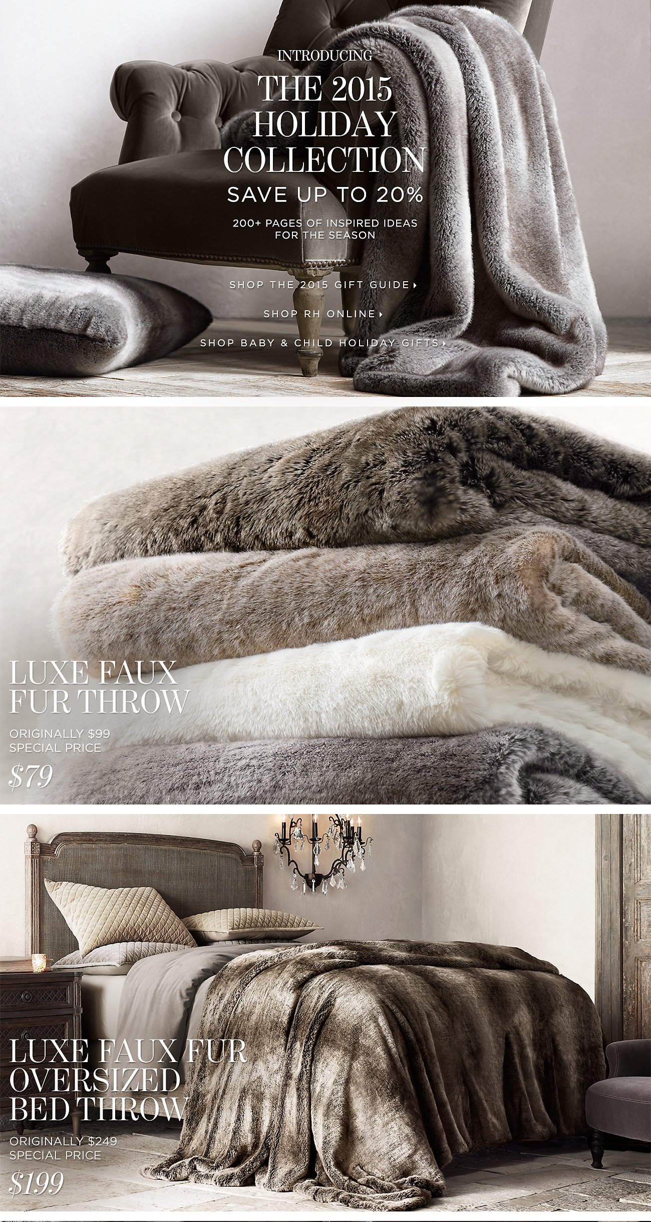 Restoration Hardware Savings Of Up To 20 On Our Faux Fur Gift Collection Milled