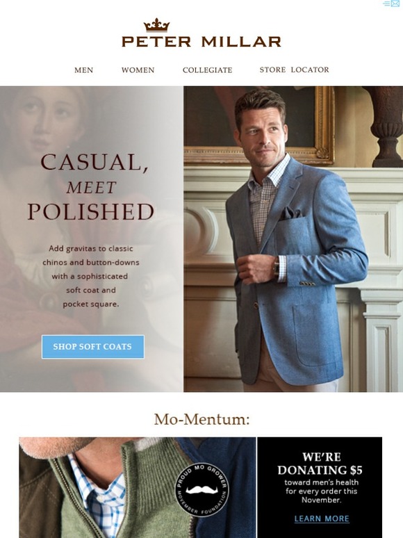 Peter Millar: How to Dress Up a Casual Look | Milled