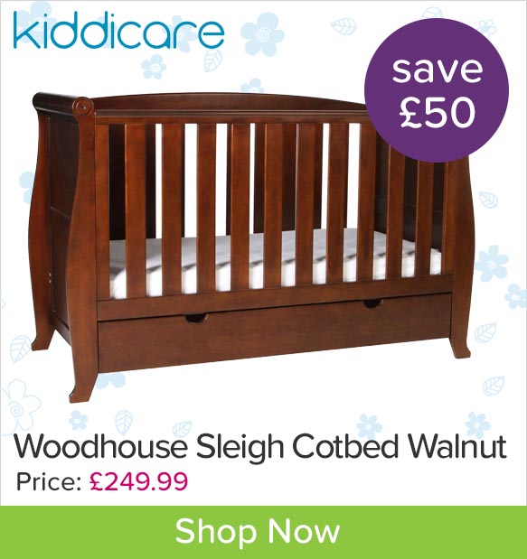 Kiddicare sleigh shop cot bed