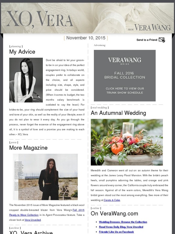 A Romantic Autumn Wedding + Vera on Choosing Your Engagement Ring