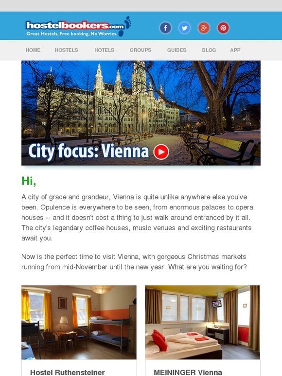Vienna is calling,