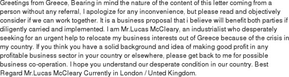 URGENT ATTENTION:
