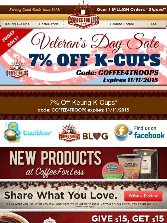 Coffee For Less Email Newsletters Shop Sales Discounts And Coupon Codes Page 11