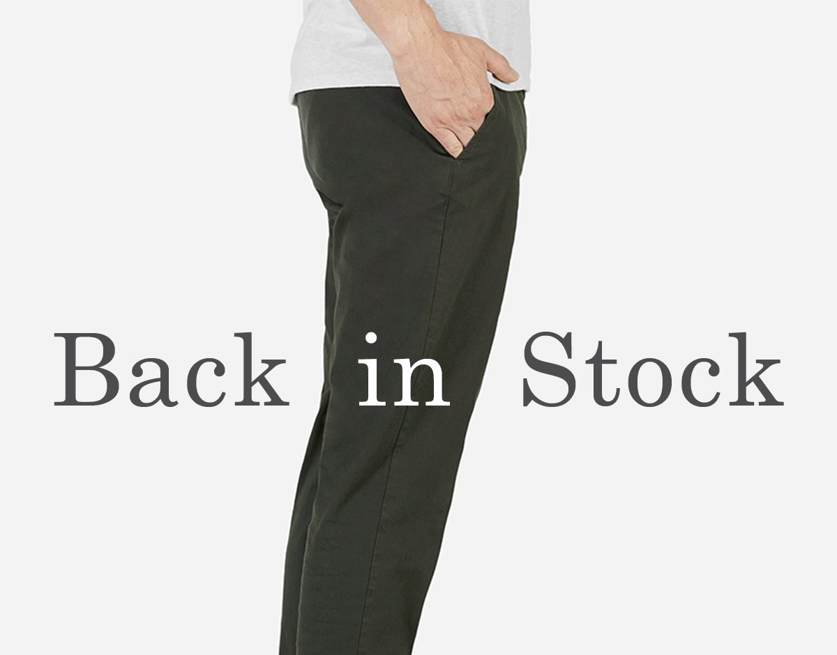 Back in stock.