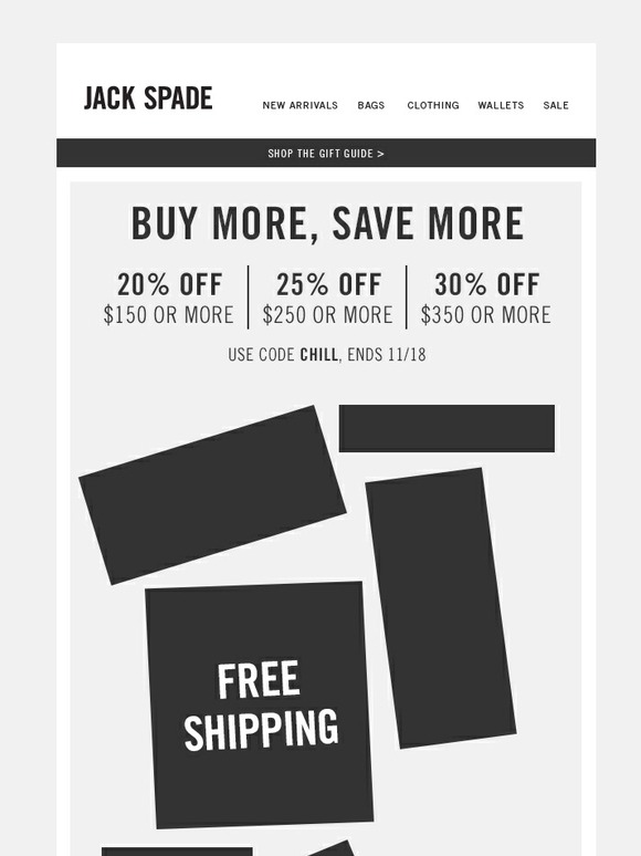 Jack Spade Last chance to save up to 30 Milled