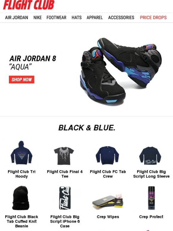 aqua 8s flight club