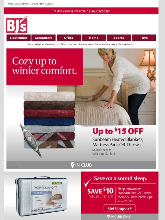 BJs Wholesale Club Get ready for guests this season Milled