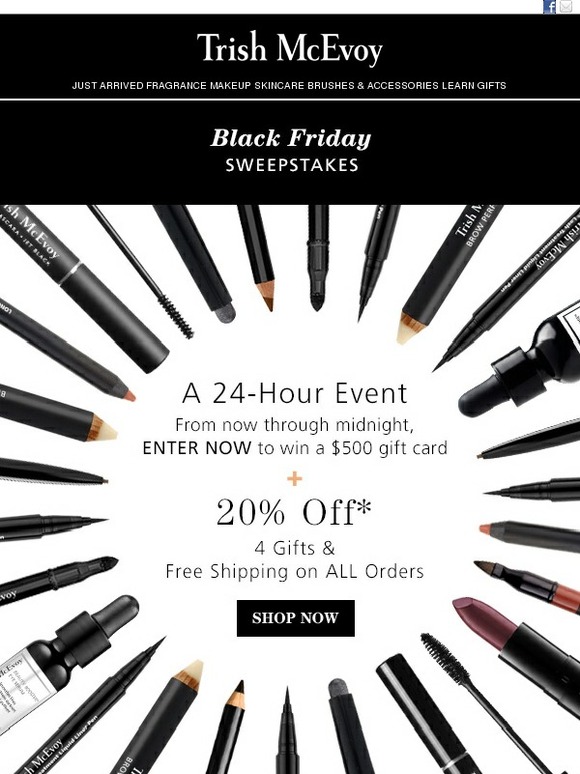 Trish Mcevoy Black Friday Starts Now Milled