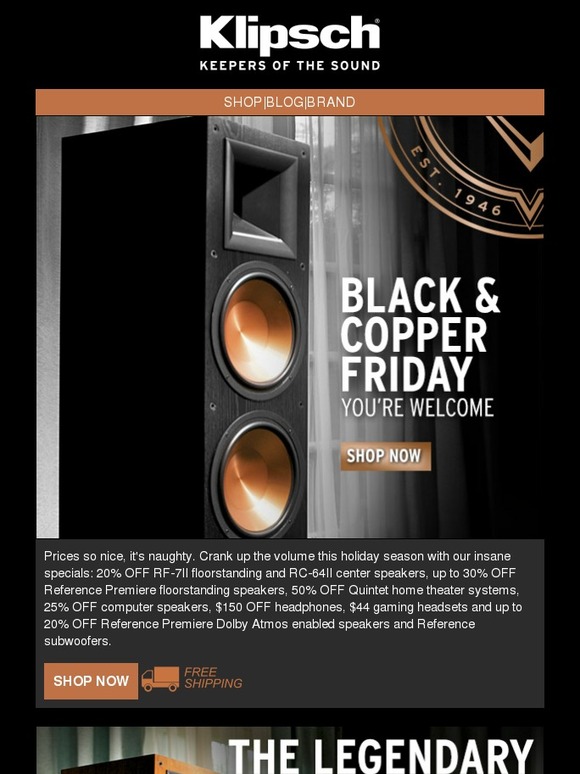 black friday klipsch deals