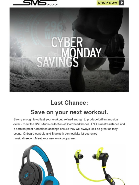 Last Chance. Up to 38% OFF New SMS Audio Collection. Expires at Midnight.