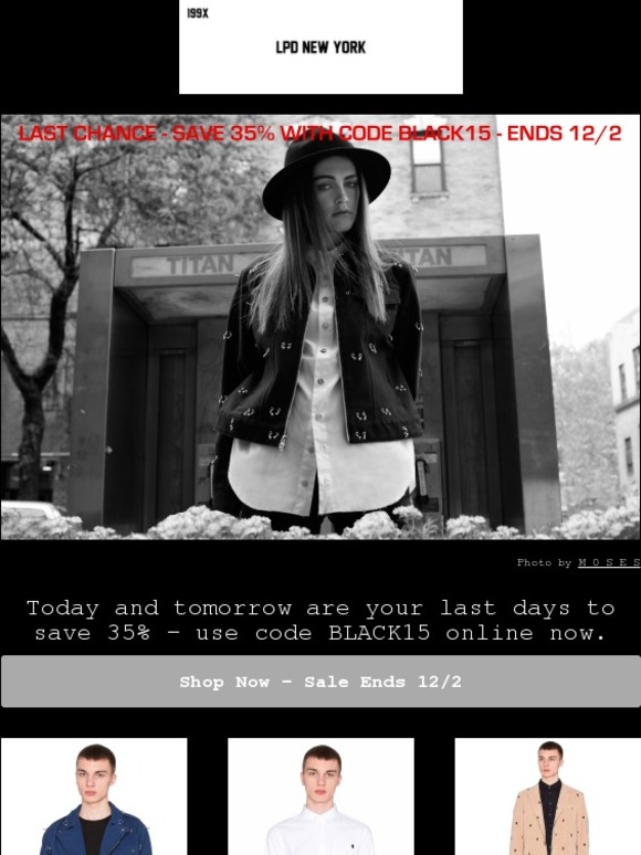 LAST CHANCE: 35% Off Online
