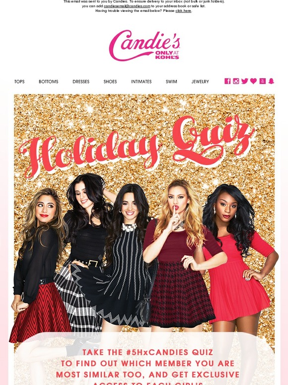 Take the #5HxCandies Holiday Quiz!