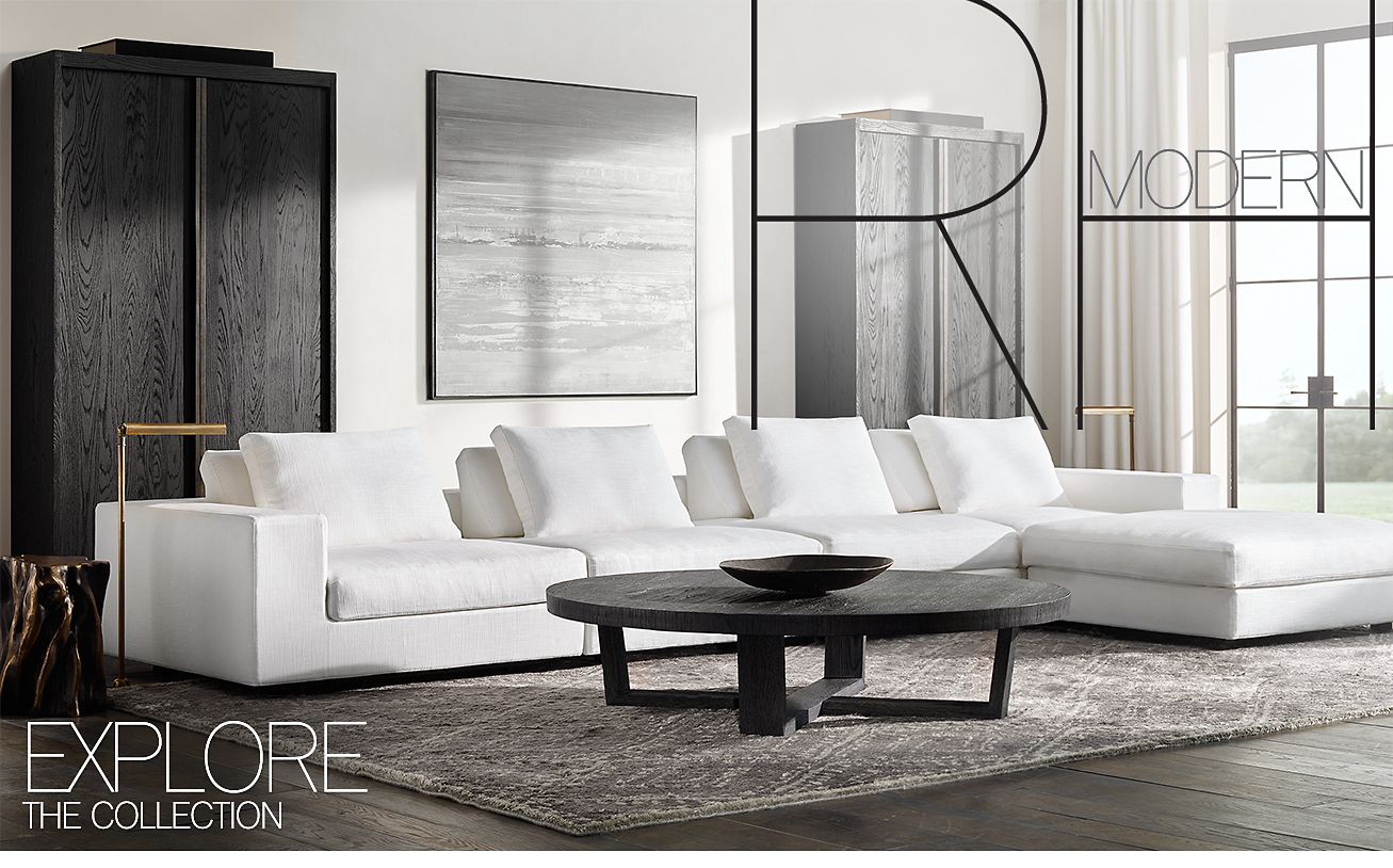 Restoration hardware on sale modern sofas