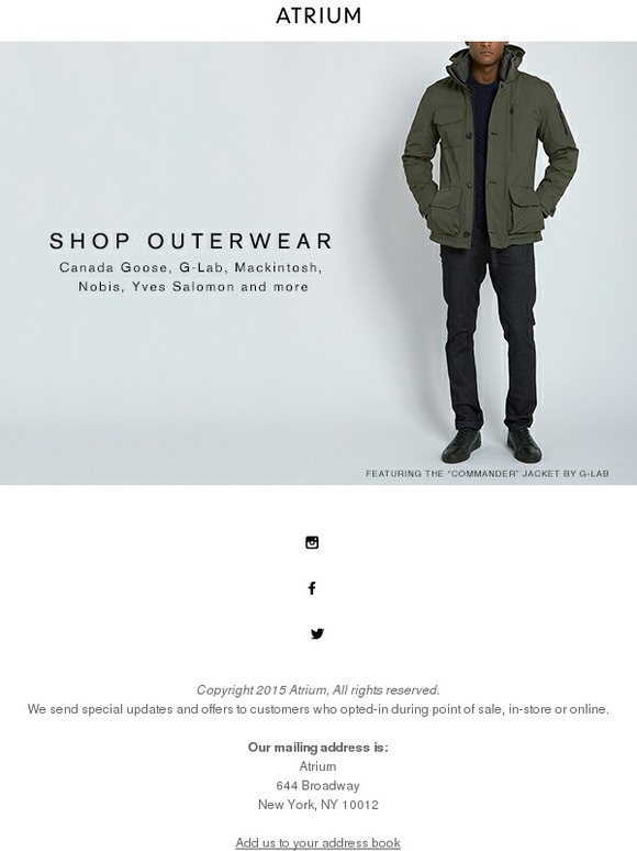 New Outerwear Styles Have Arrived!