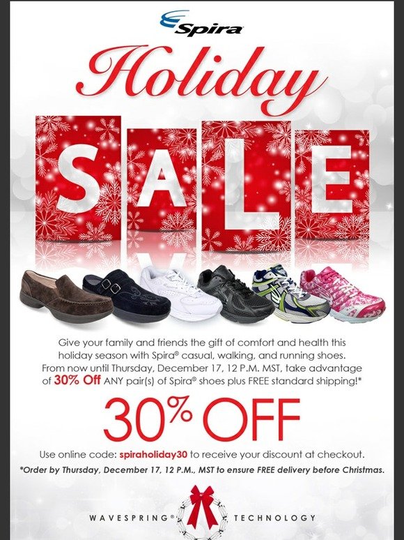 Extra Comfort holiday sale