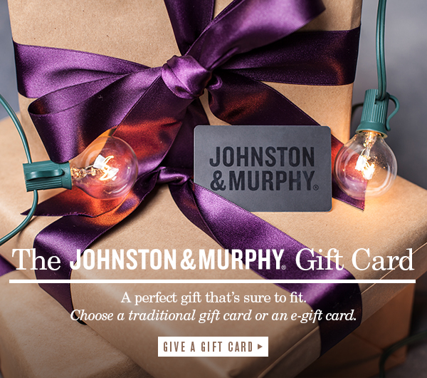 Johnston & Murphy The Gift That's Sure to Fit Milled