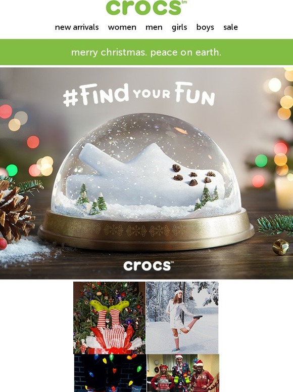 Crocs find your online fun