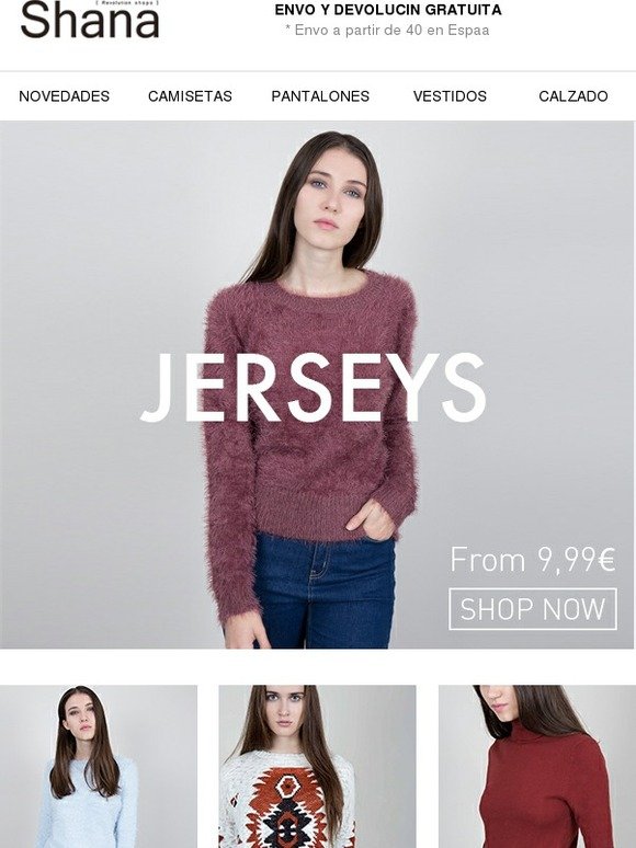 Shana.com: 👕 Must have diciembre Jerseys desde € |