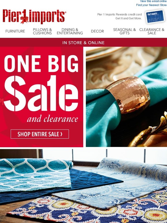 Pier 1 One Big Sale Clearance Up To 50 Off Milled   C@2x 