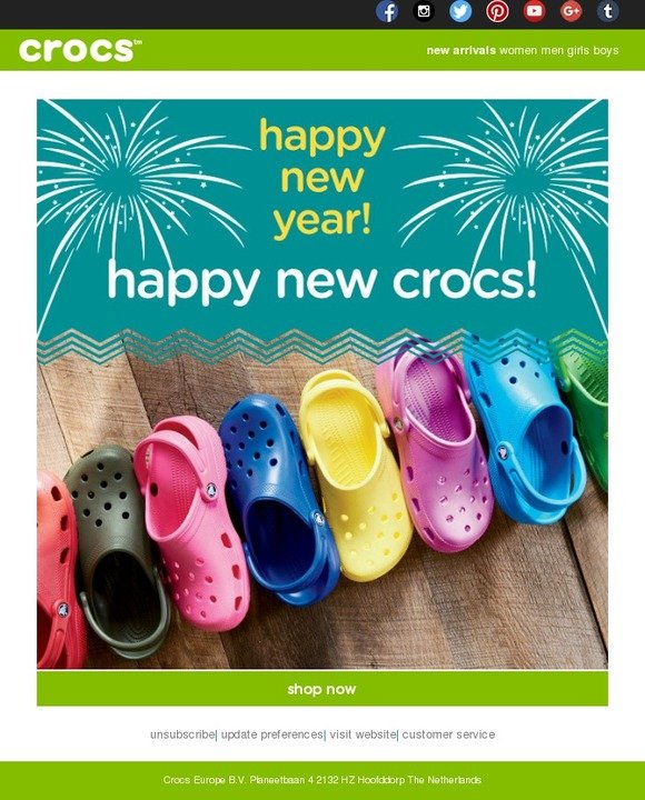 Udgangspunktet pålidelighed Udstyr Crocs: Happy New Year! | Milled