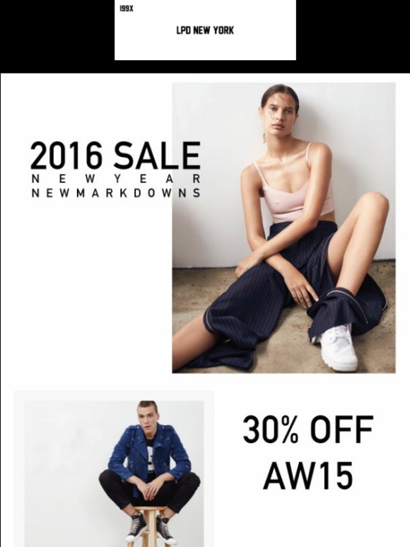 New Year, New Markdowns