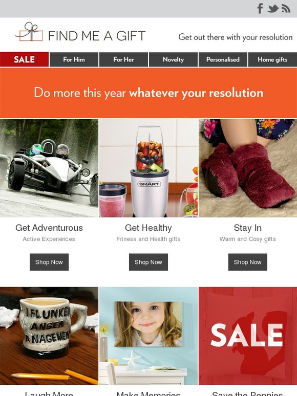 What’s your resolution? More adventures, get healthy, spend less? Here’s some ideas to help.