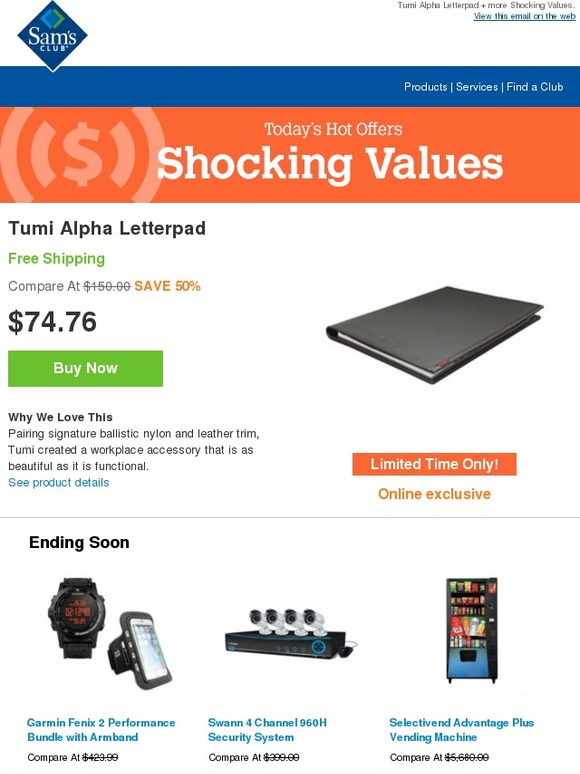 Sam's Club Jobinterview ready, for 75 less Milled