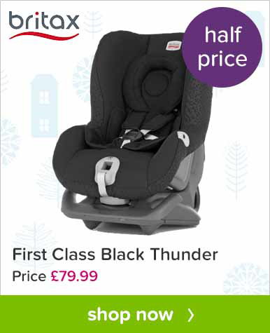 Britax First Class Car Seat Black Thunder. half Price. Price £79.99. Shop Now.
