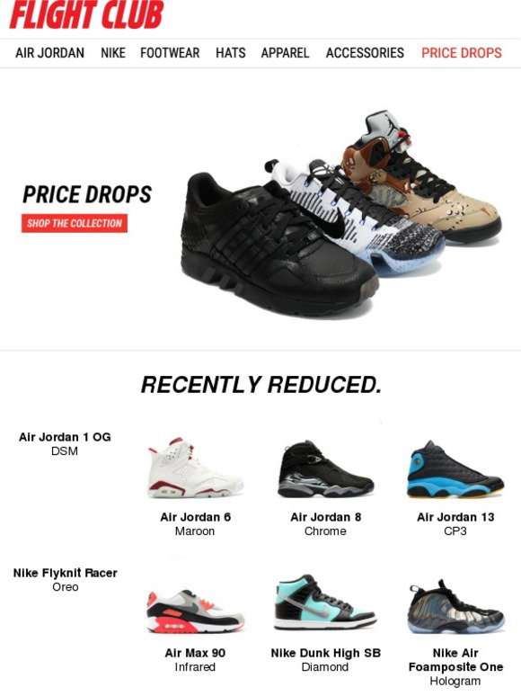 Flight Club New York: This Week's Deals: Air Jordan 5 “Supreme”, Air Max 90  “Infrared”, adidas EQT “King Push” | Milled