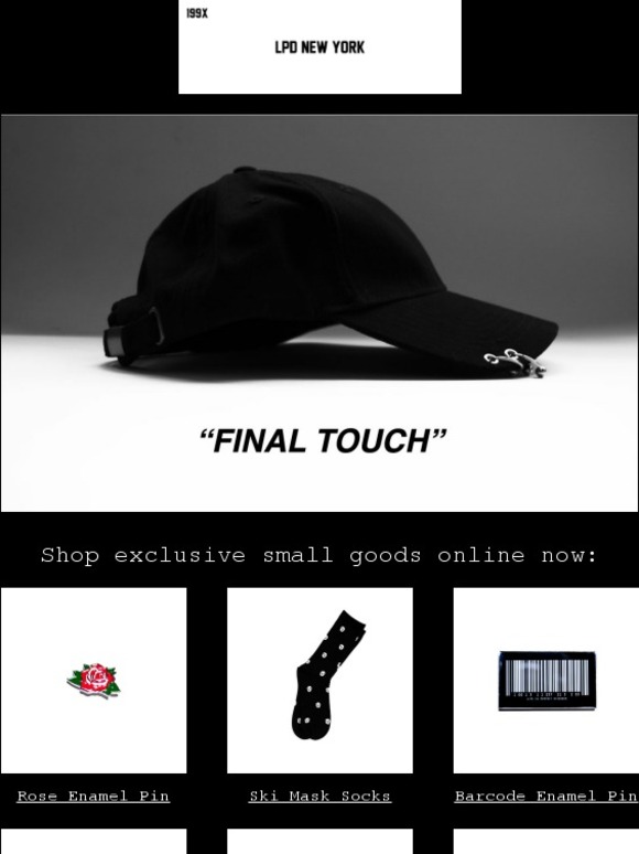 "Final Touches" - Exclusive Small Goods Online