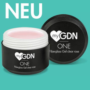 myGDN ONE Fiberglass Gel clear rose