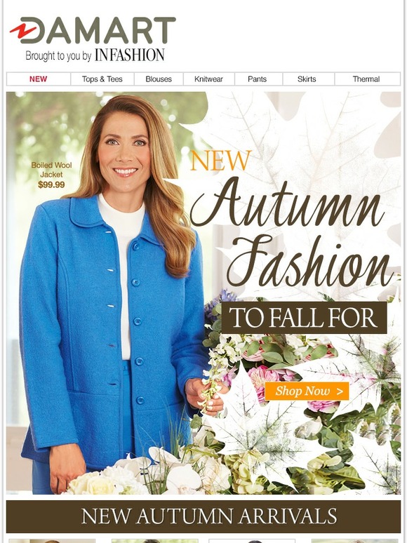 Damart UK: NEW Catalogue Online Now | Autumn Fashion To Fall For | Milled