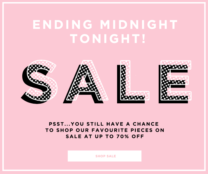Sale Ends Midnight