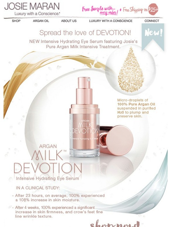 josie maran milk devotion eye serum