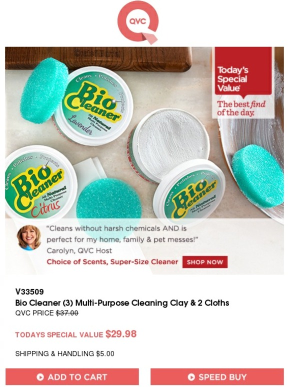 QVC QVC's Today's Special Value (Wednesday, February 03, 2016) Milled