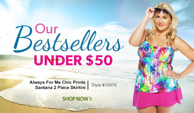 Always For Me Style 3809 Plus Size Swimdress